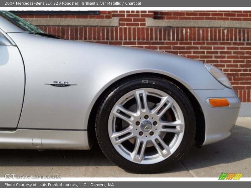 Brilliant Silver Metallic / Charcoal 2004 Mercedes-Benz SLK 320 Roadster