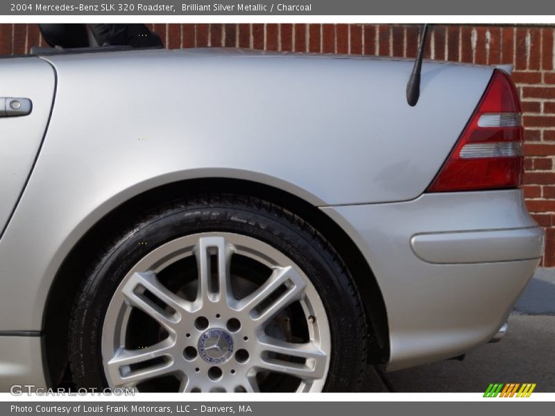 Brilliant Silver Metallic / Charcoal 2004 Mercedes-Benz SLK 320 Roadster