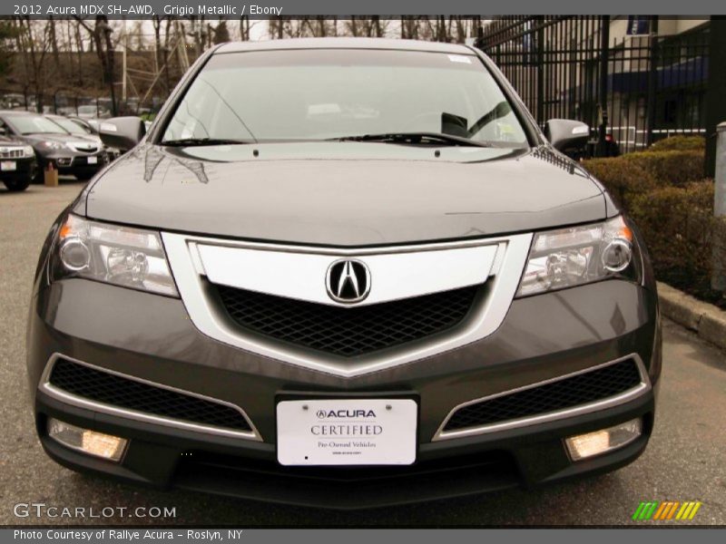 Grigio Metallic / Ebony 2012 Acura MDX SH-AWD