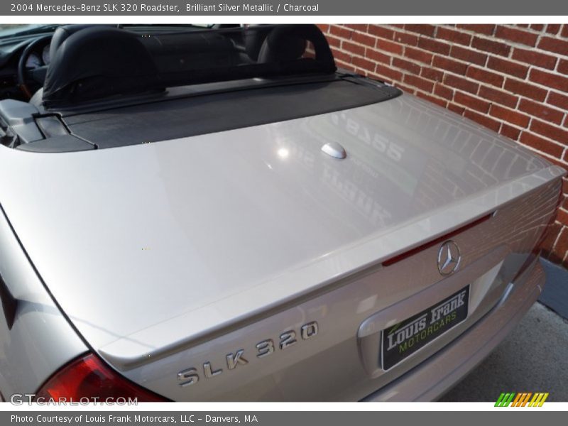 Brilliant Silver Metallic / Charcoal 2004 Mercedes-Benz SLK 320 Roadster