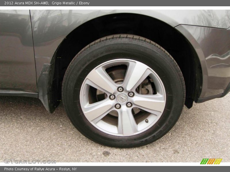Grigio Metallic / Ebony 2012 Acura MDX SH-AWD