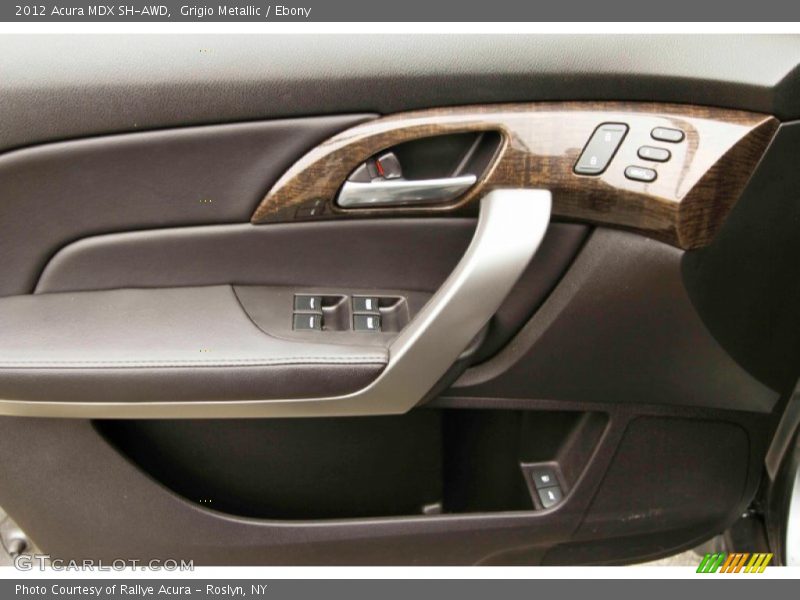 Grigio Metallic / Ebony 2012 Acura MDX SH-AWD