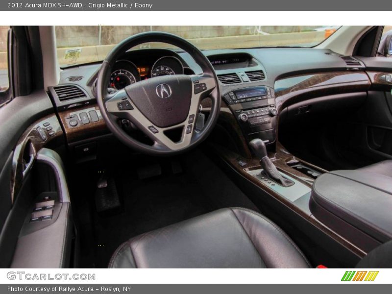Grigio Metallic / Ebony 2012 Acura MDX SH-AWD