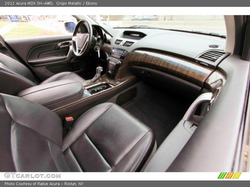 Grigio Metallic / Ebony 2012 Acura MDX SH-AWD