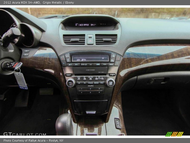 Grigio Metallic / Ebony 2012 Acura MDX SH-AWD
