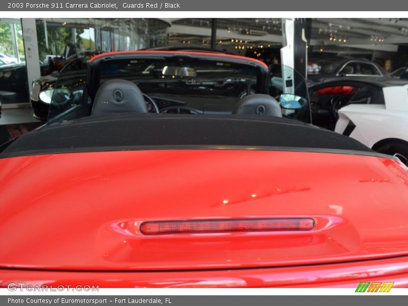 Guards Red / Black 2003 Porsche 911 Carrera Cabriolet