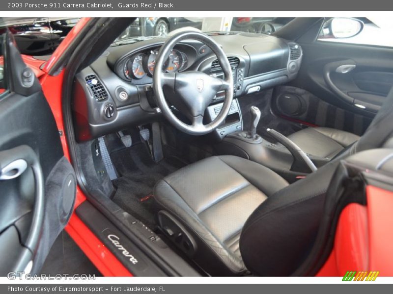 Guards Red / Black 2003 Porsche 911 Carrera Cabriolet