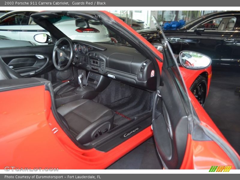 Guards Red / Black 2003 Porsche 911 Carrera Cabriolet