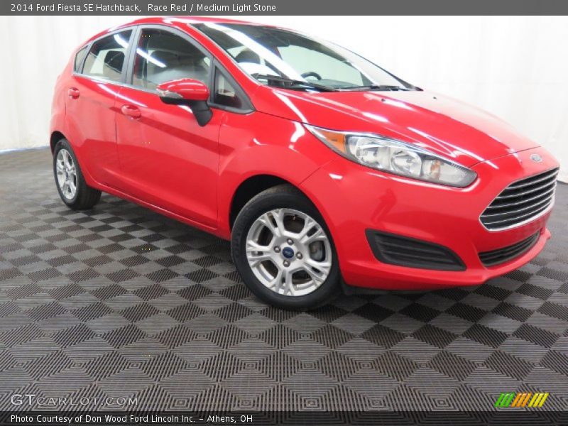 Race Red / Medium Light Stone 2014 Ford Fiesta SE Hatchback
