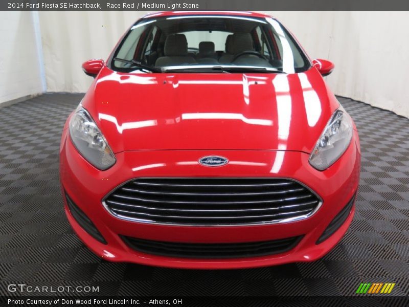 Race Red / Medium Light Stone 2014 Ford Fiesta SE Hatchback