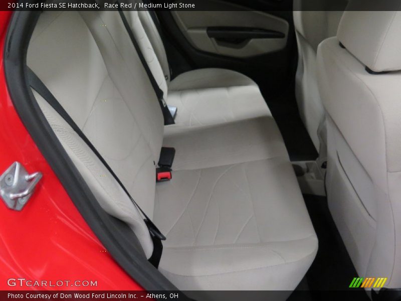 Race Red / Medium Light Stone 2014 Ford Fiesta SE Hatchback