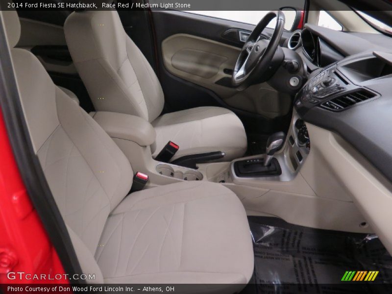 Race Red / Medium Light Stone 2014 Ford Fiesta SE Hatchback