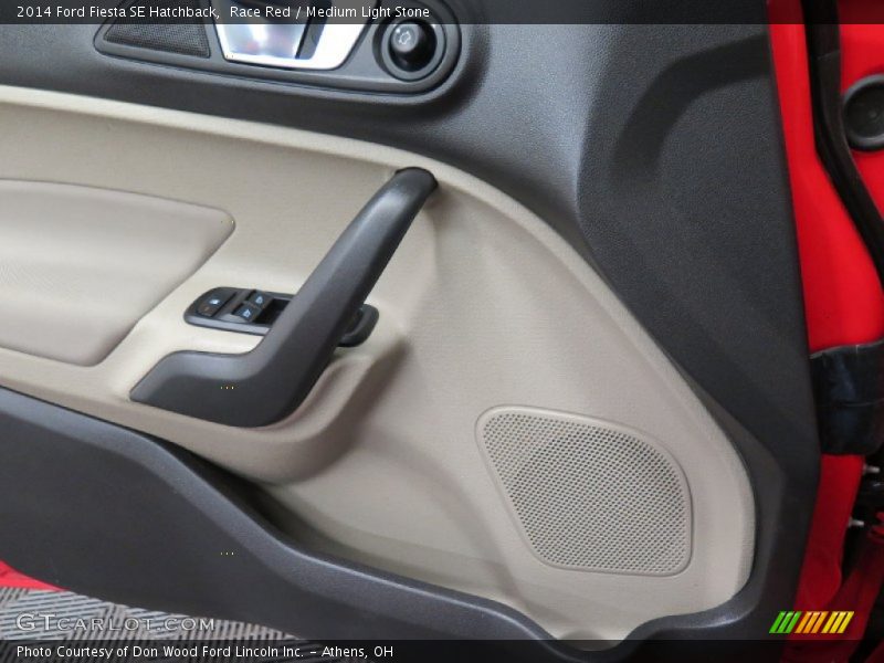Race Red / Medium Light Stone 2014 Ford Fiesta SE Hatchback