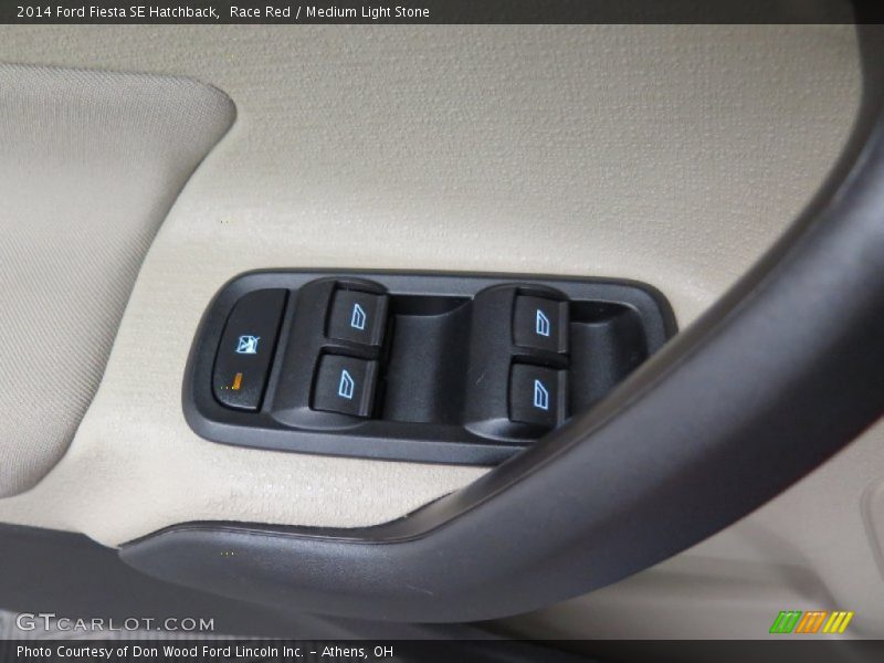 Race Red / Medium Light Stone 2014 Ford Fiesta SE Hatchback