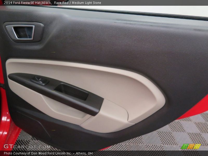 Race Red / Medium Light Stone 2014 Ford Fiesta SE Hatchback