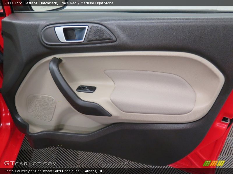 Race Red / Medium Light Stone 2014 Ford Fiesta SE Hatchback