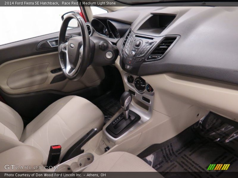 Race Red / Medium Light Stone 2014 Ford Fiesta SE Hatchback