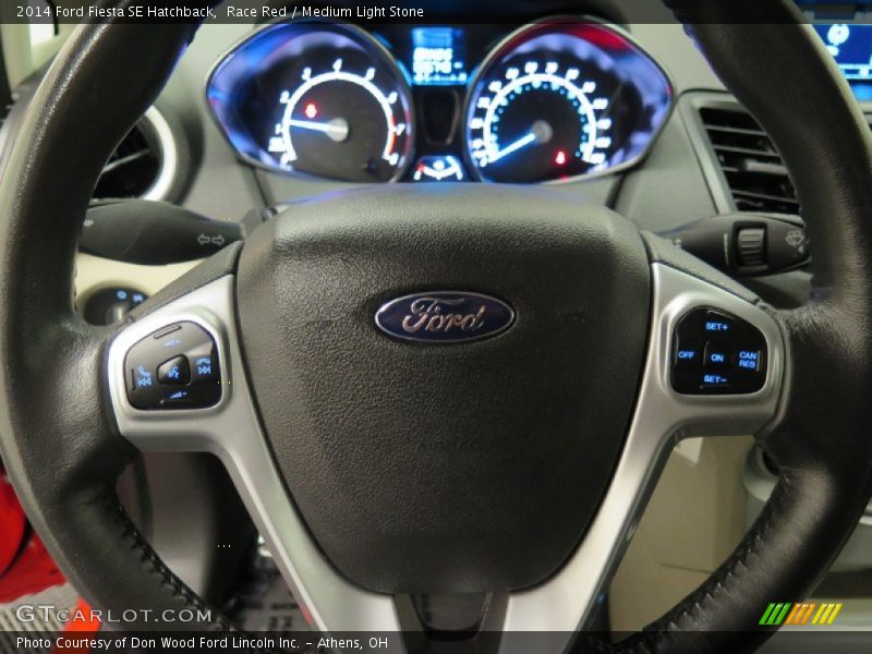 Race Red / Medium Light Stone 2014 Ford Fiesta SE Hatchback
