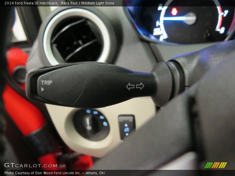 Race Red / Medium Light Stone 2014 Ford Fiesta SE Hatchback