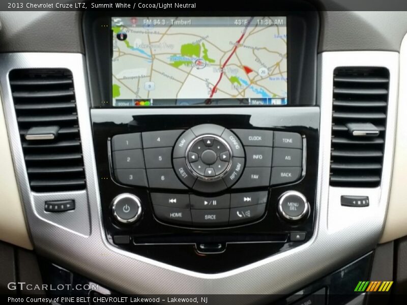 Summit White / Cocoa/Light Neutral 2013 Chevrolet Cruze LTZ