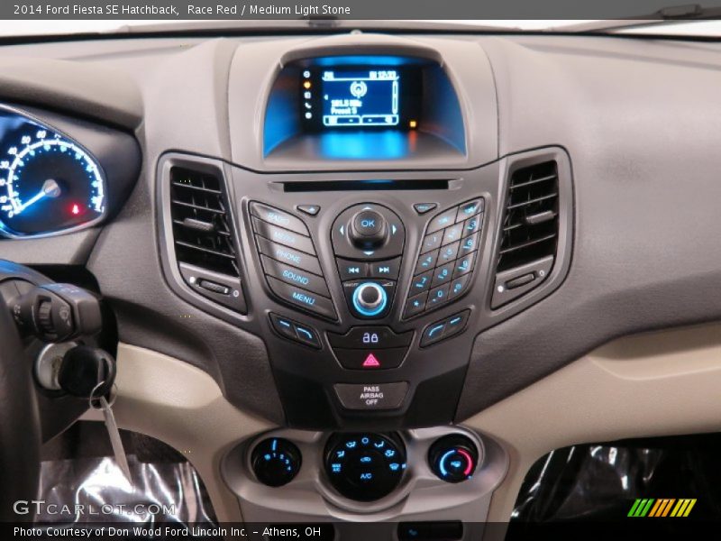 Race Red / Medium Light Stone 2014 Ford Fiesta SE Hatchback
