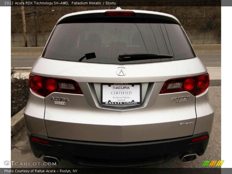 Palladium Metallic / Ebony 2012 Acura RDX Technology SH-AWD