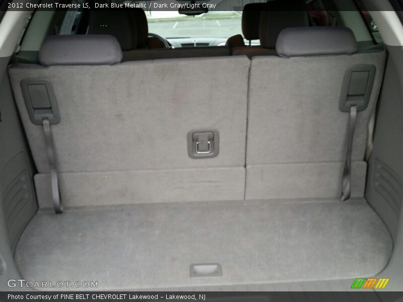 Dark Blue Metallic / Dark Gray/Light Gray 2012 Chevrolet Traverse LS