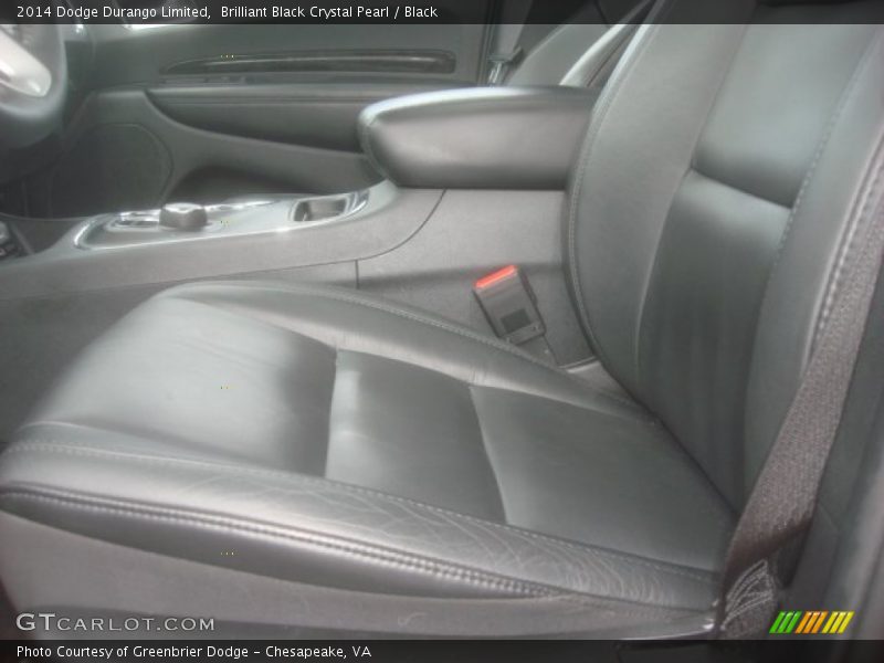 Brilliant Black Crystal Pearl / Black 2014 Dodge Durango Limited