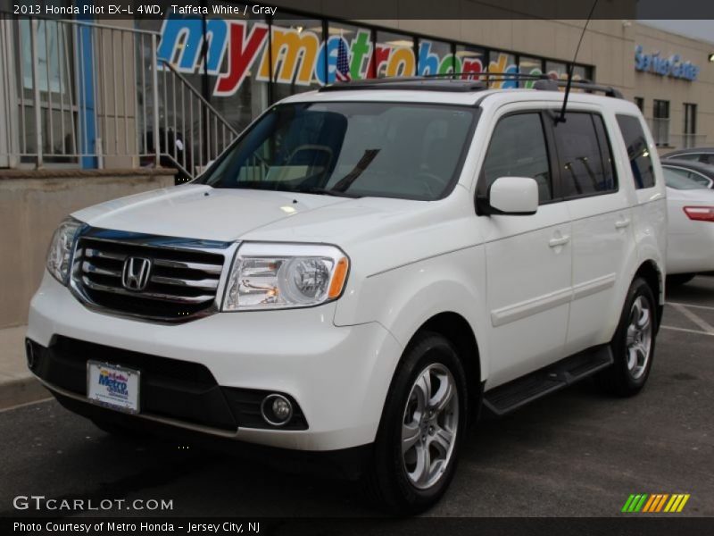 Taffeta White / Gray 2013 Honda Pilot EX-L 4WD