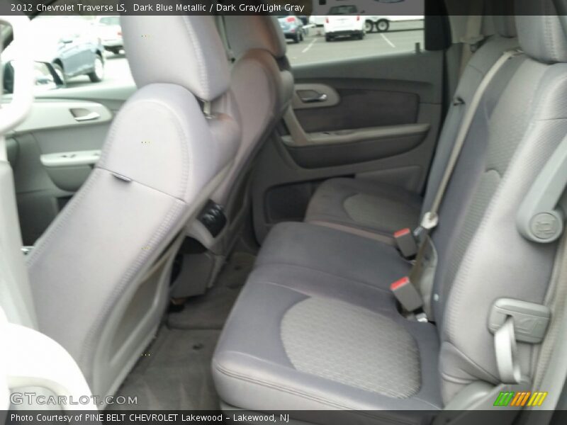 Dark Blue Metallic / Dark Gray/Light Gray 2012 Chevrolet Traverse LS