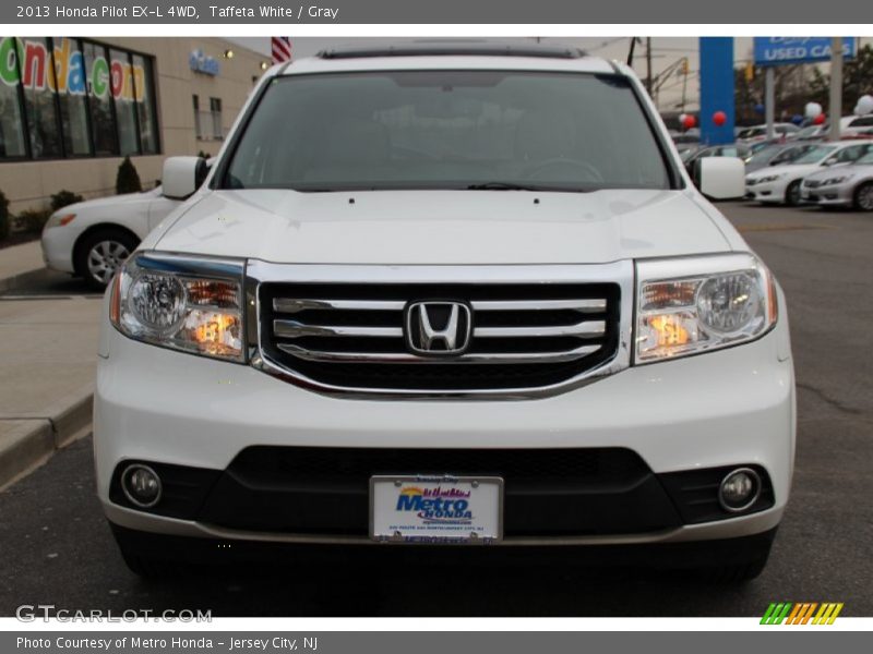 Taffeta White / Gray 2013 Honda Pilot EX-L 4WD