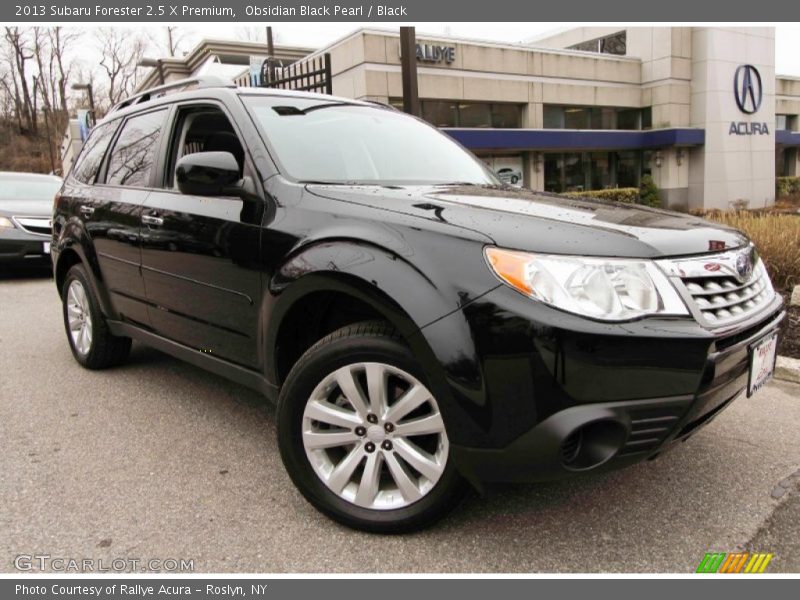 Obsidian Black Pearl / Black 2013 Subaru Forester 2.5 X Premium