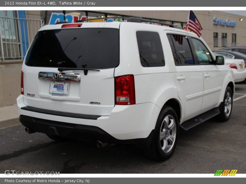 Taffeta White / Gray 2013 Honda Pilot EX-L 4WD