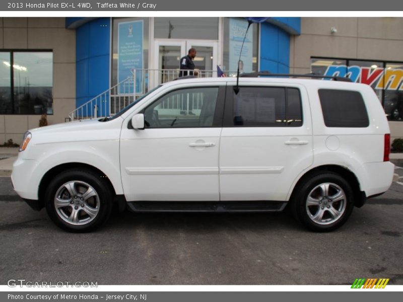 Taffeta White / Gray 2013 Honda Pilot EX-L 4WD