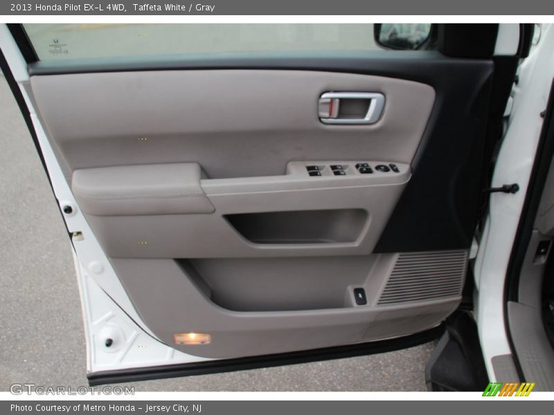 Taffeta White / Gray 2013 Honda Pilot EX-L 4WD