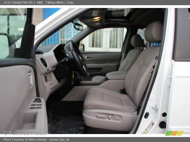 Taffeta White / Gray 2013 Honda Pilot EX-L 4WD