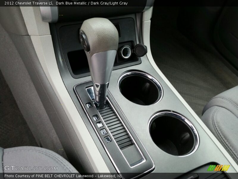 Dark Blue Metallic / Dark Gray/Light Gray 2012 Chevrolet Traverse LS