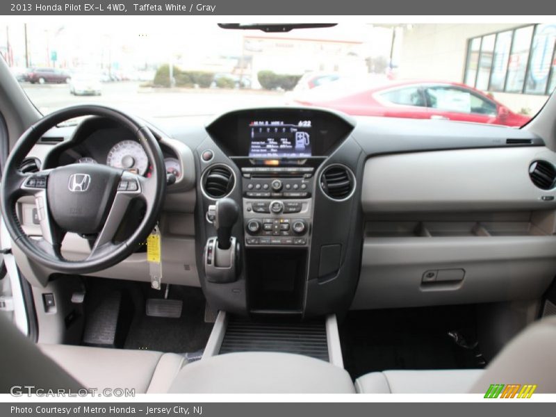 Taffeta White / Gray 2013 Honda Pilot EX-L 4WD