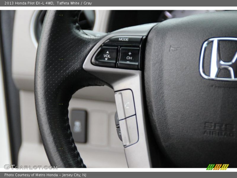 Taffeta White / Gray 2013 Honda Pilot EX-L 4WD