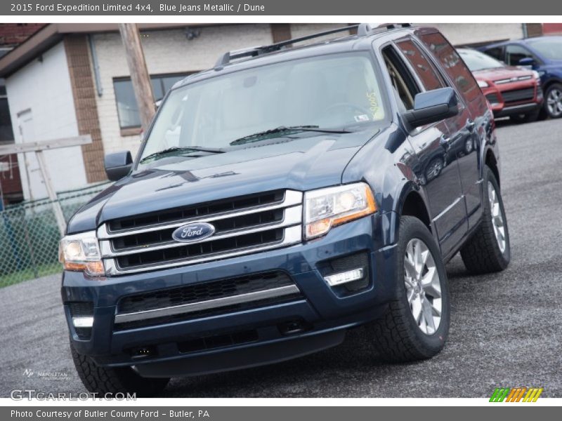 Blue Jeans Metallic / Dune 2015 Ford Expedition Limited 4x4