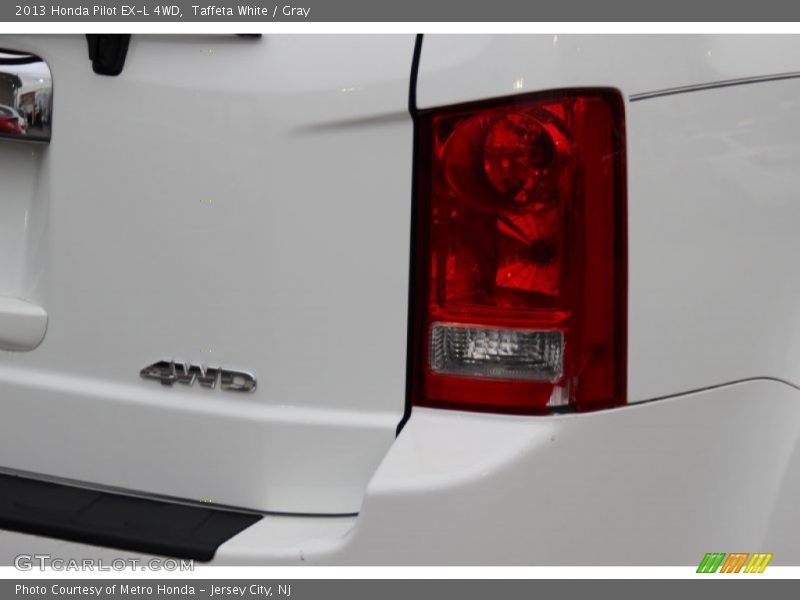 Taffeta White / Gray 2013 Honda Pilot EX-L 4WD