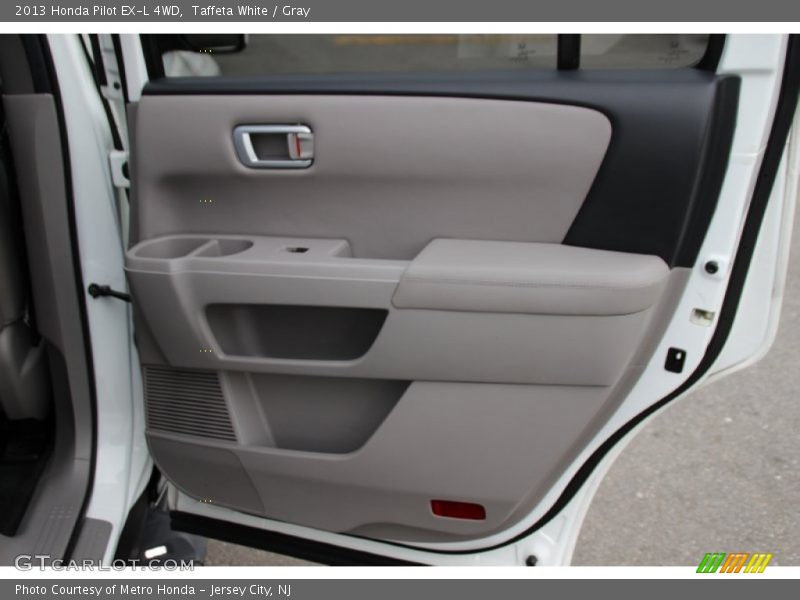 Taffeta White / Gray 2013 Honda Pilot EX-L 4WD