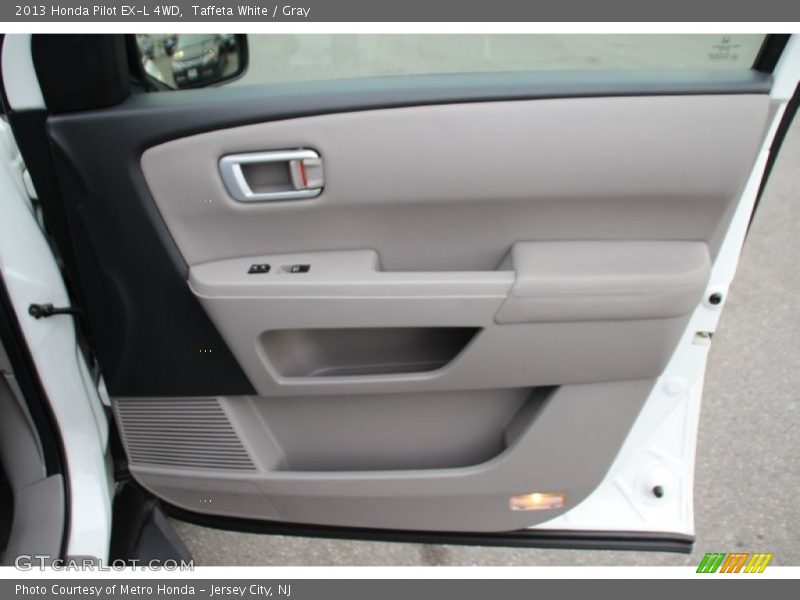Taffeta White / Gray 2013 Honda Pilot EX-L 4WD