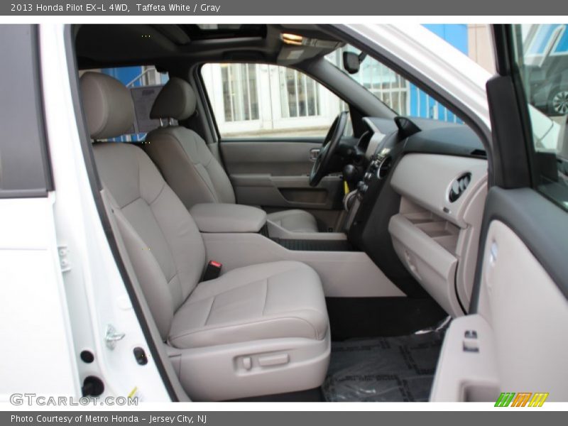 Taffeta White / Gray 2013 Honda Pilot EX-L 4WD