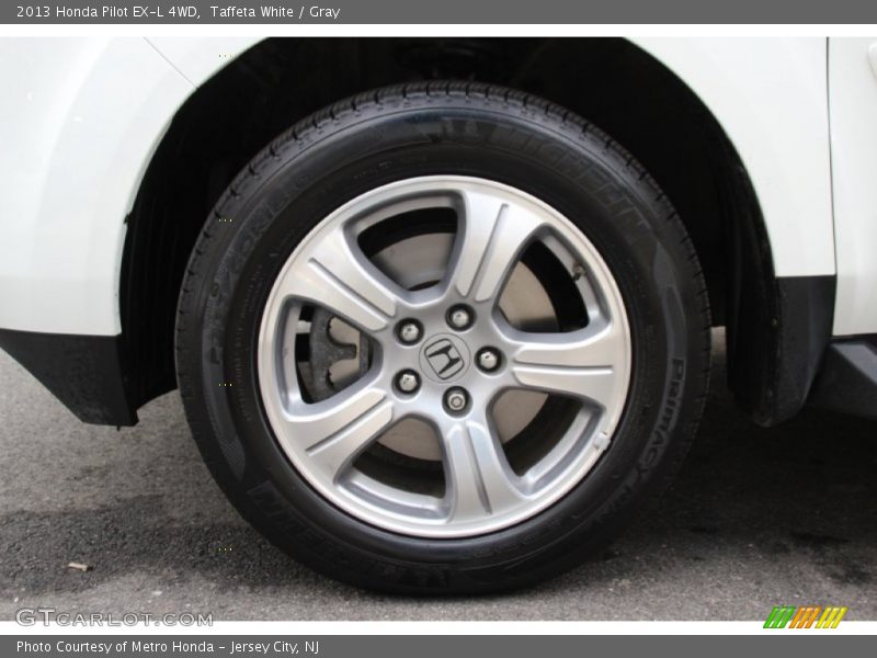 Taffeta White / Gray 2013 Honda Pilot EX-L 4WD