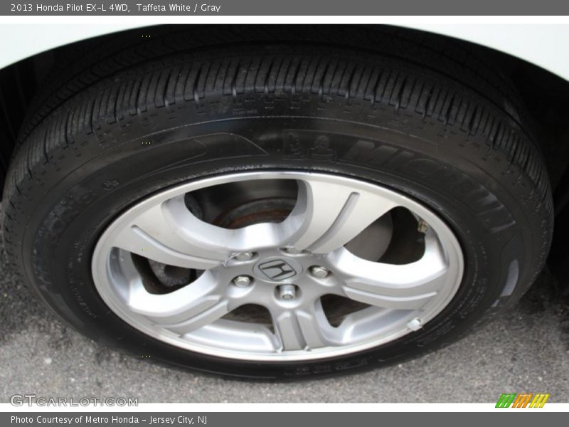 Taffeta White / Gray 2013 Honda Pilot EX-L 4WD