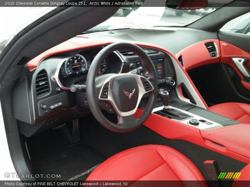 Front Seat of 2015 Corvette Stingray Coupe Z51