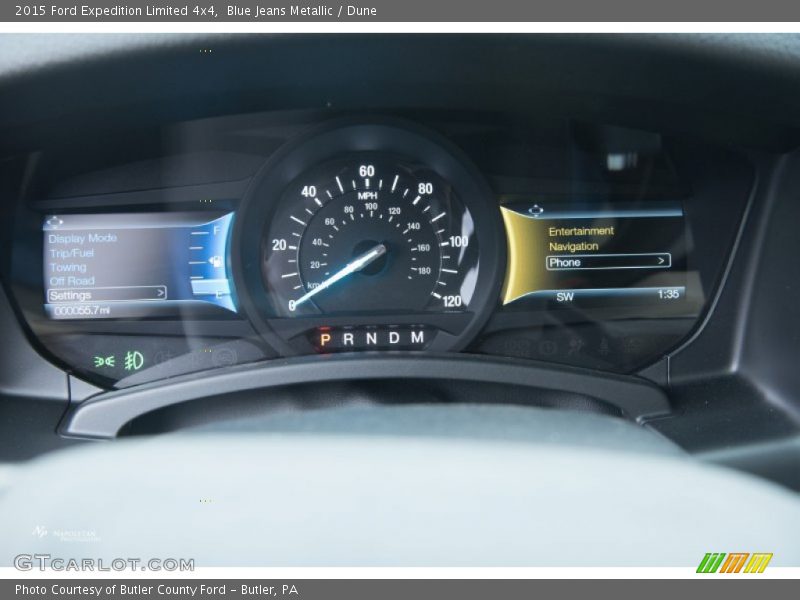 Blue Jeans Metallic / Dune 2015 Ford Expedition Limited 4x4