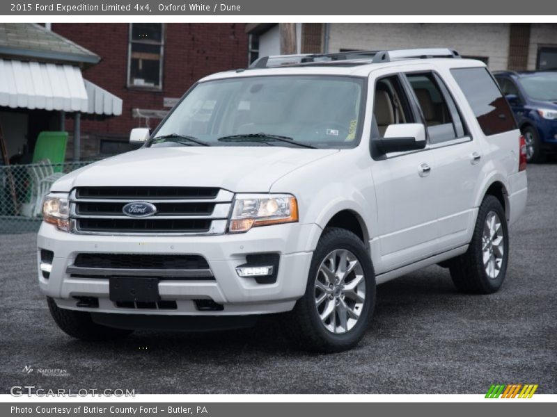 Oxford White / Dune 2015 Ford Expedition Limited 4x4