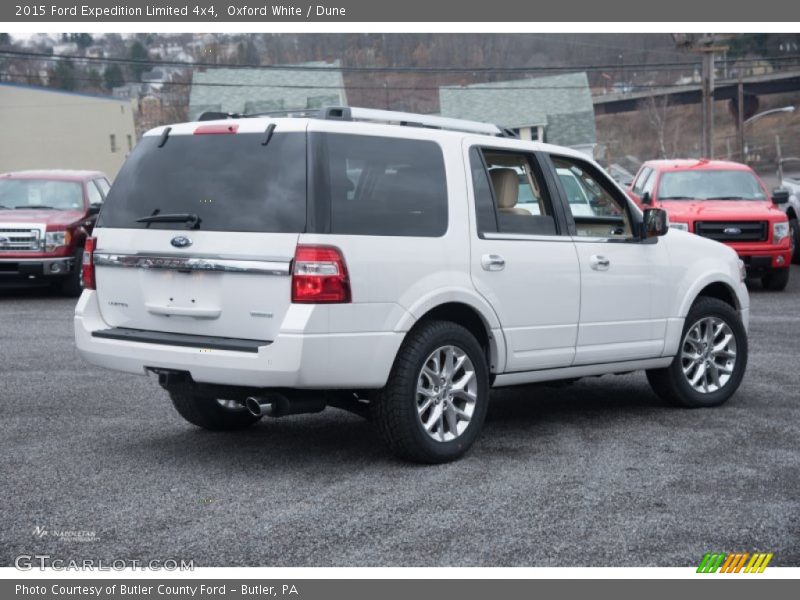 Oxford White / Dune 2015 Ford Expedition Limited 4x4